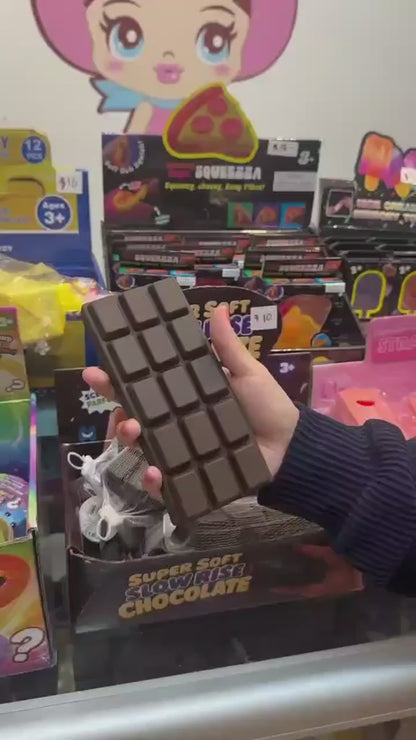 Chocolate Bar Squishy Toy | Soft Stress Relief Fidget