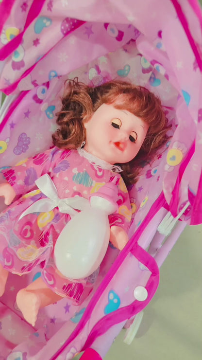 Pram Doll / Doll with Stroller