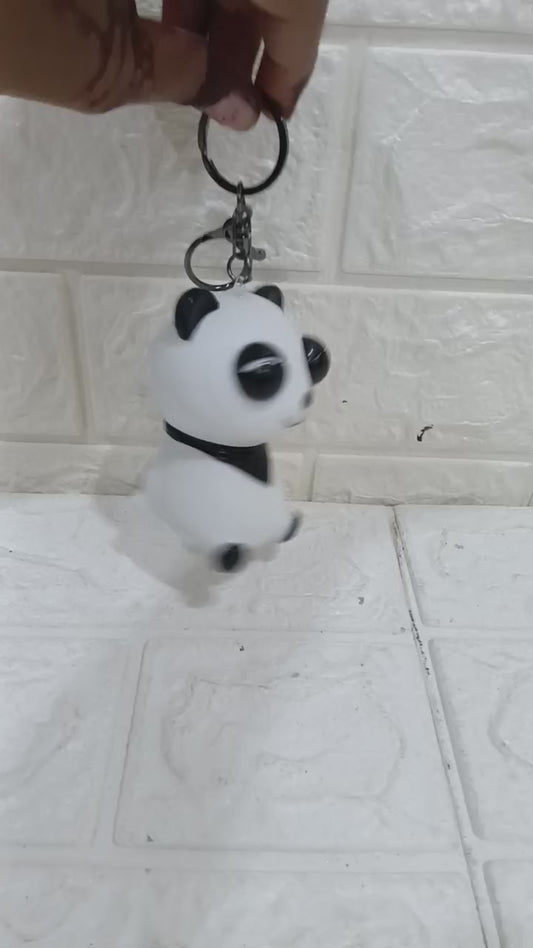 Fun & Cute Panda Squeezy Keyring