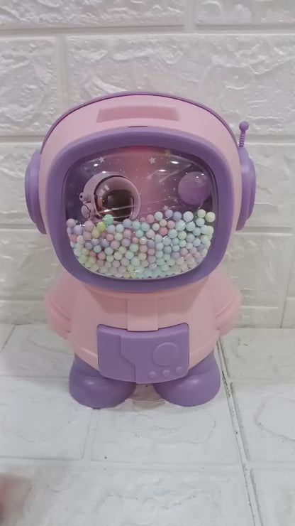 Space Money Bank for Coins Collection