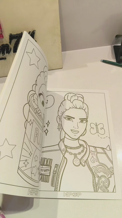 Kpop colouring Book