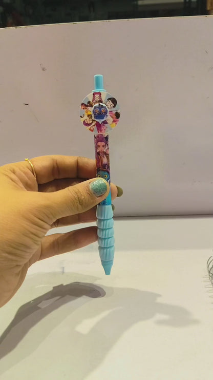 K-pop Gel Pen with Spinner