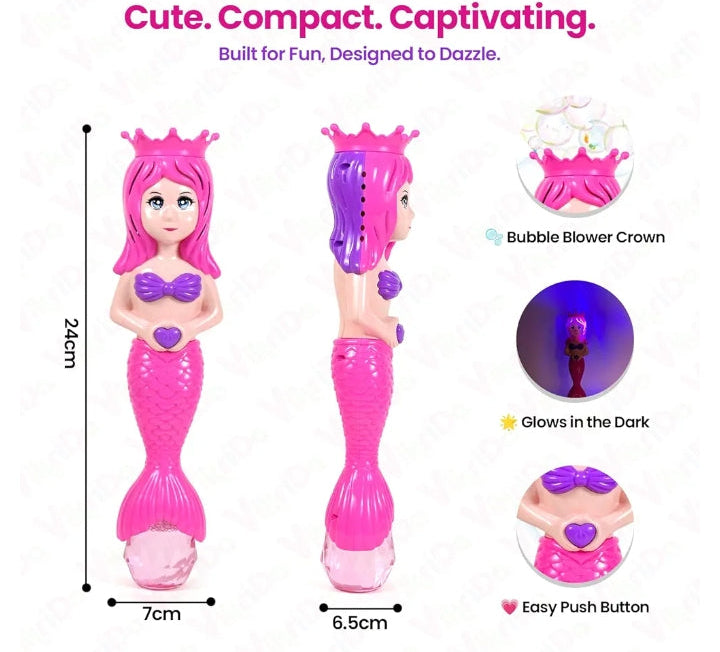 Rechargeable Mermaid Bubble