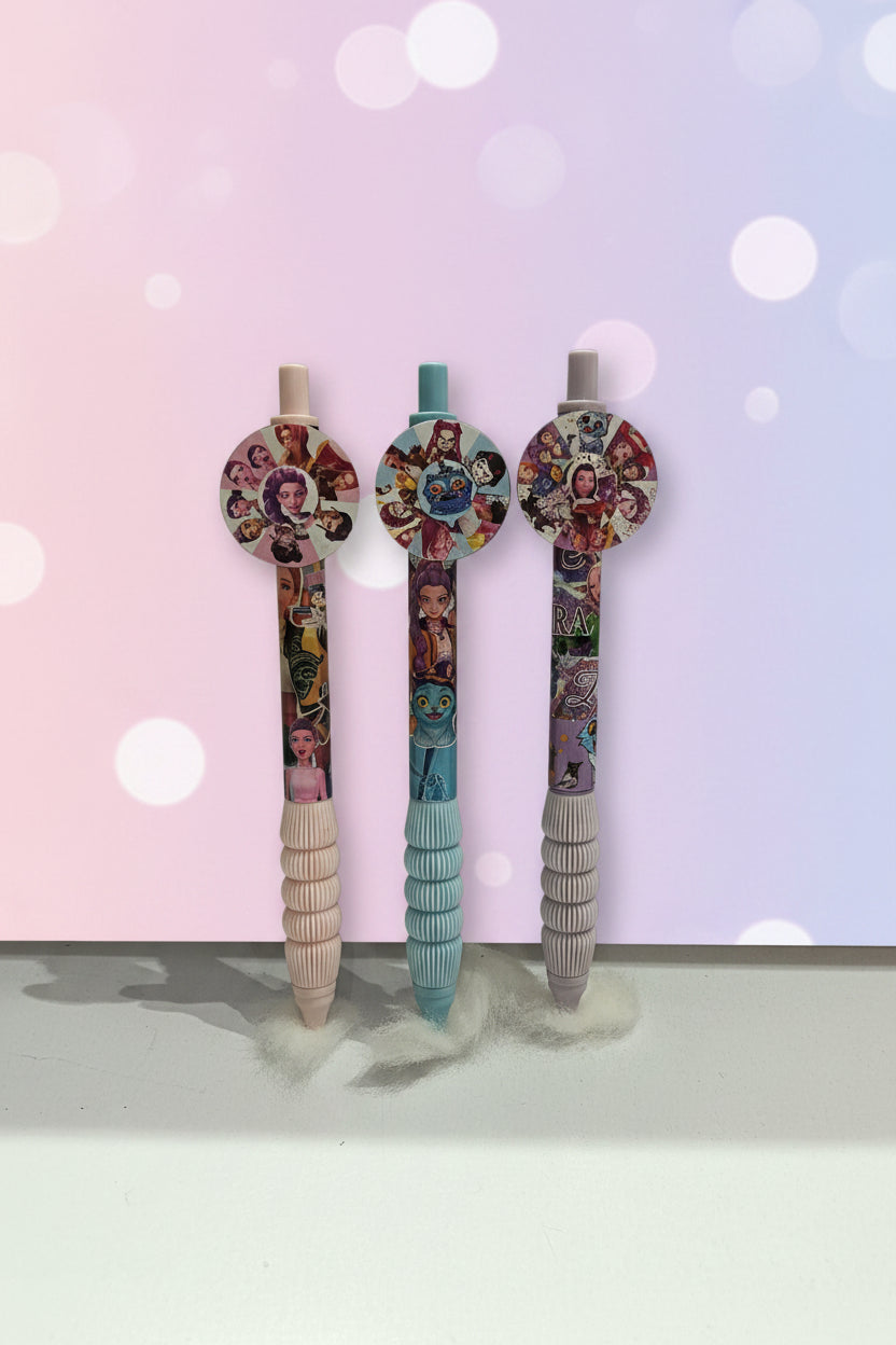K-pop Gel Pen with Spinner