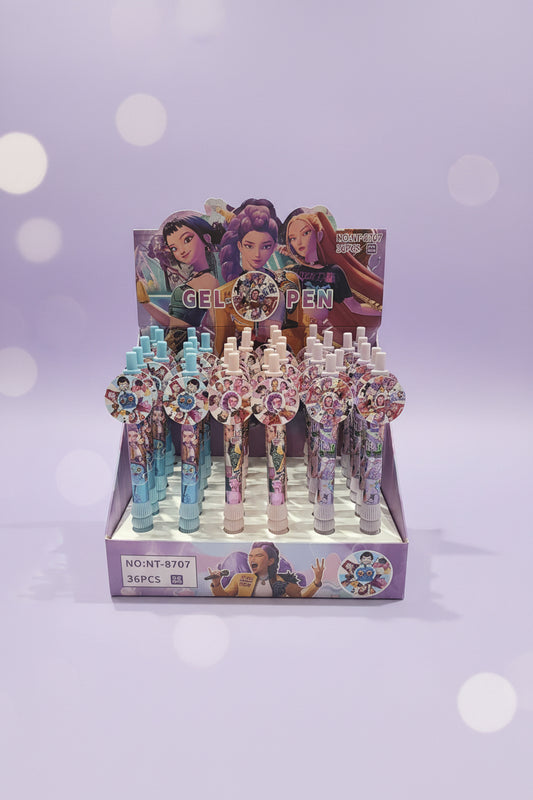 K-pop Gel Pen with Spinner