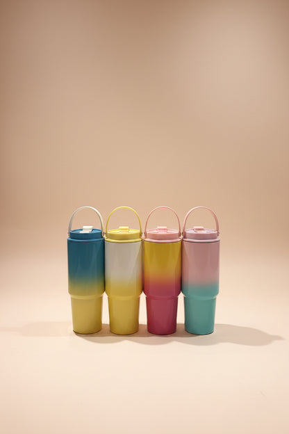 Tumbler | 900ml Stainless Steel Tumbler with Handle | Leak-Resistant Travel Mug
