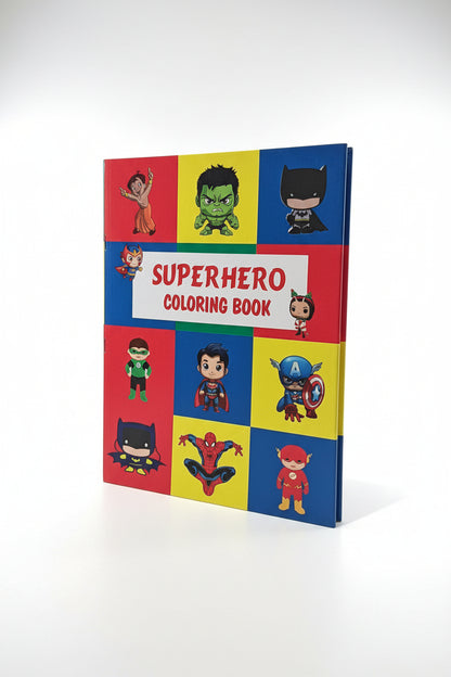 Stitch & Superhero Coloring Book Set | Kids Activity Books