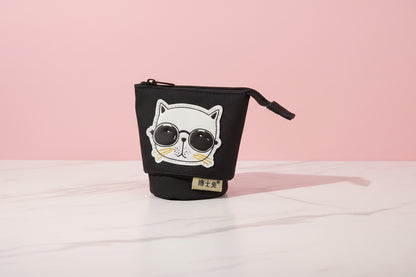 Cute Funky Expandable Pencil Pouch | Pop-Up Standing Pencil Case