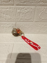 Christmas Theme Water Keychain