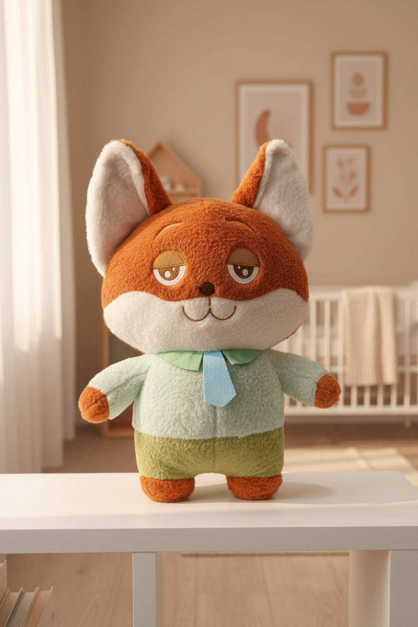 Cute Plush Fox Toy