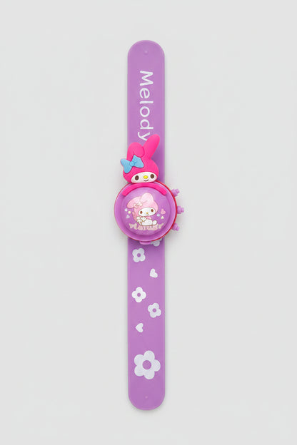 Character Wristbands / Slap Bands Set with Digital Watch | Cute & Fun Kids Accessories