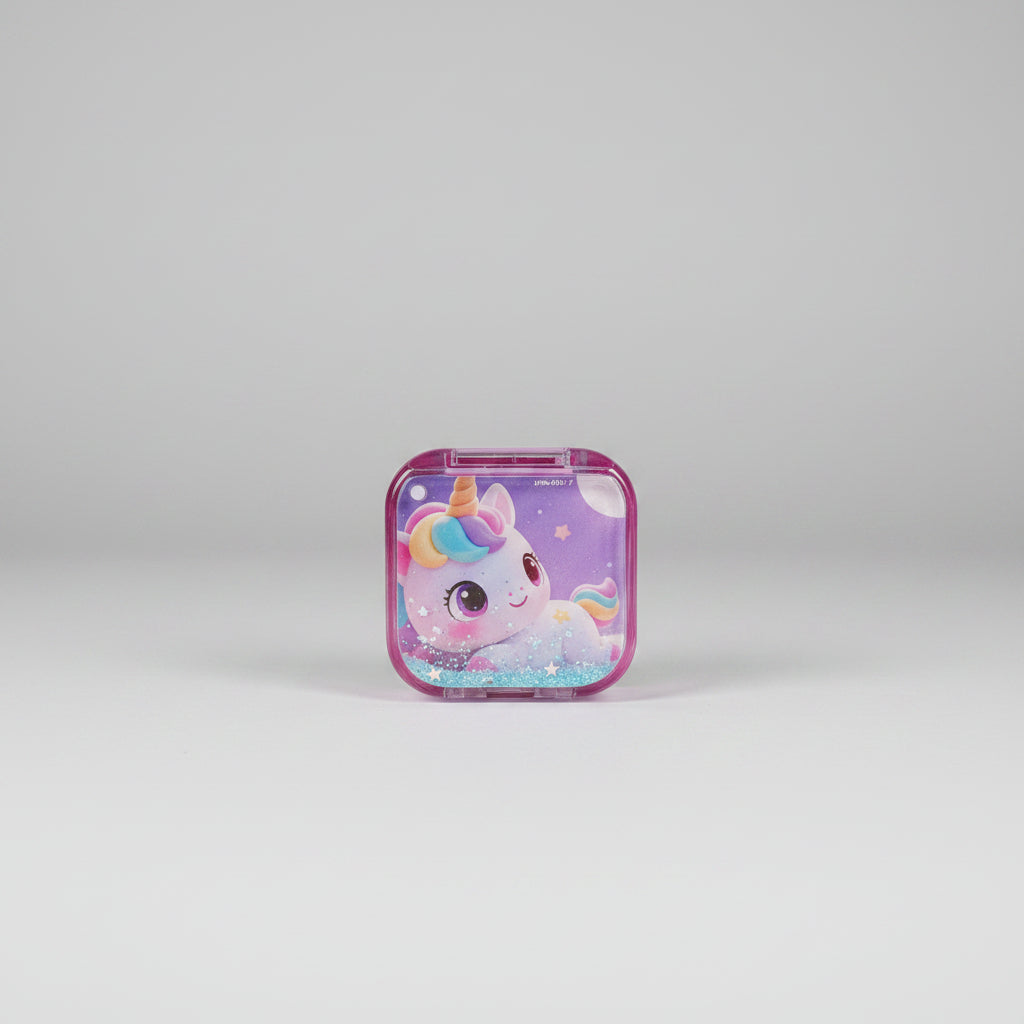 Cute Unicorn Water Glitter Pencil Sharpeners | Magical Liquid Sharpeners for Kids