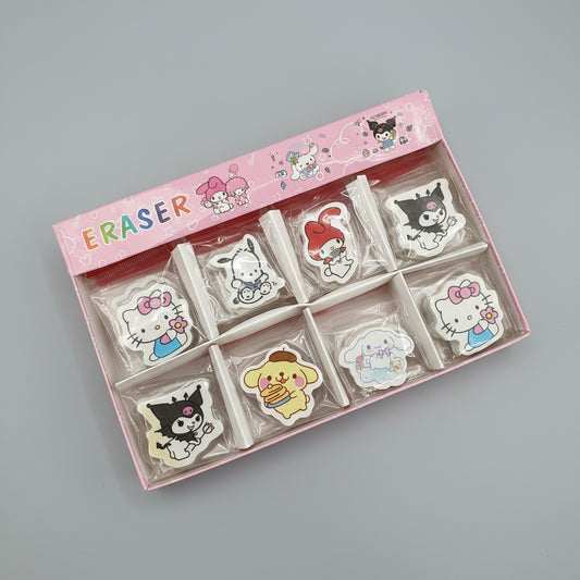 Cute Kuromi and Friends Character Eraser | Fun & Aesthetic School Stationery
