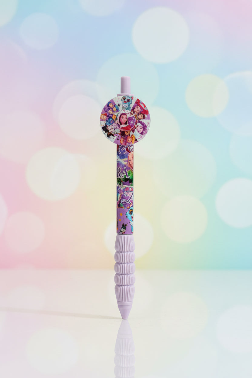 K-pop Gel Pen with Spinner