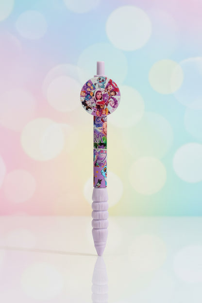 K-pop Gel Pen with Spinner