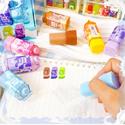 Milk Bottle Shape Eraser