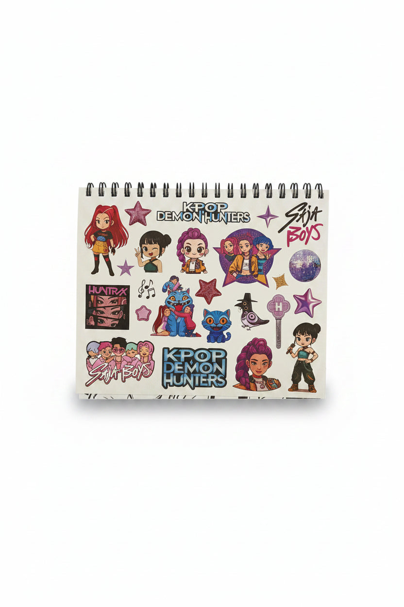 Kpop Colouring Book And Sticker