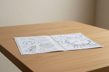 Space Colouring Book Fun for Kids
