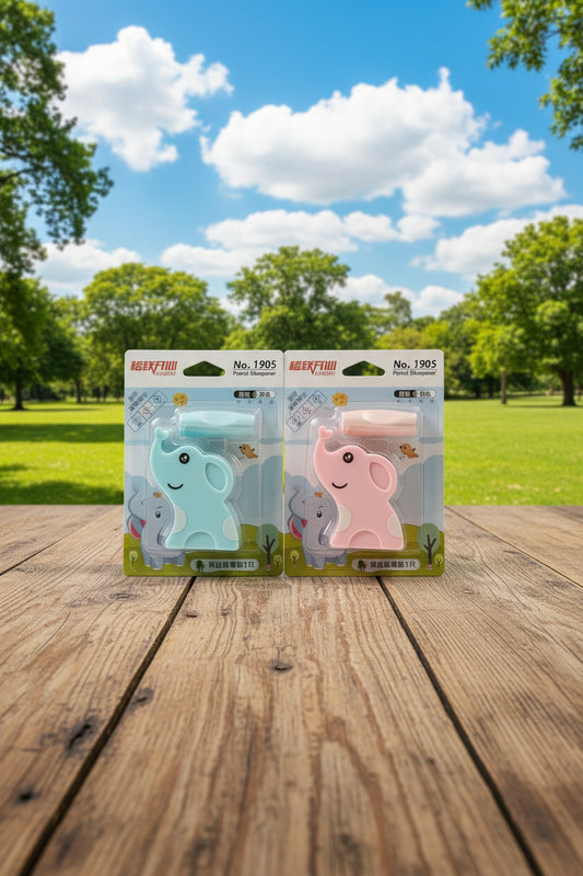 Elephant Sharpener with Grip Set