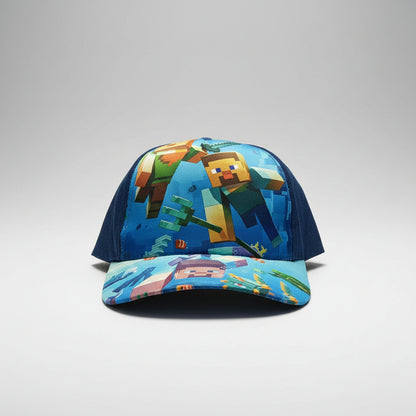 Minecraft Adjustable Cap | Pixel Character Sun Hat