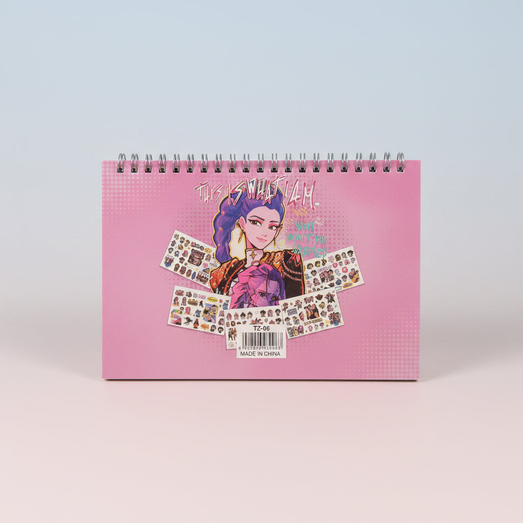 K-Pop Sticker Book | Aesthetic Idol Sticker Collection
