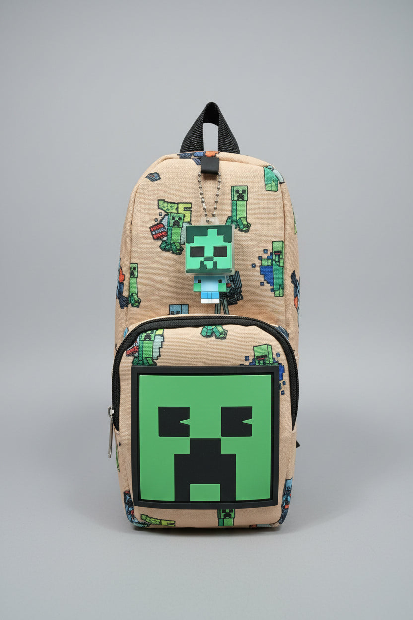 Minecraft Multi-Functional Pencil Case & Utility Pouch | Cute School Stationery Organizer for Kids
