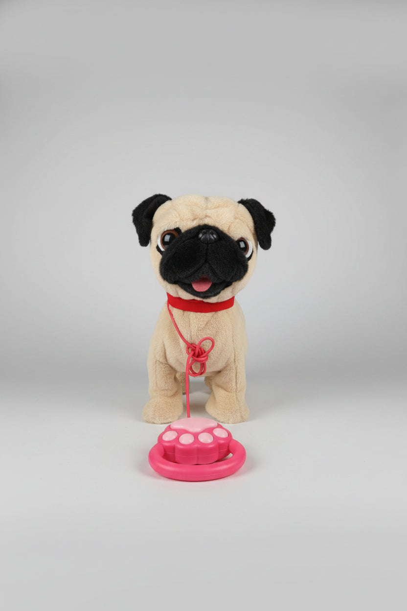Interactive Talking & Walking Plush Dog | Repeating Voice Toy
