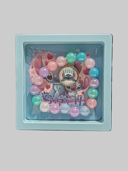 Stitch Charm Bracelet | Cute Character Jewelry Accessory