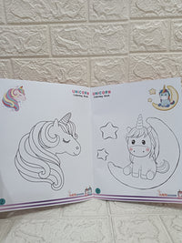 Unicorn Colouring Book