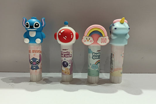 Glue sticks | Cute Character Glue Stick | Mess-Free Adhesive for School & Crafts