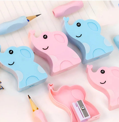 Elephant Sharpener with Grip Set