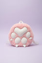 Cute Plush Cat Paw Crossbody Bag | Soft Kawaii Sling Bag for Girls & Women
