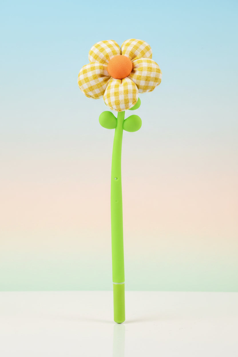 Patterned Flower Pens | Aesthetic Floral Gel Ink Pens