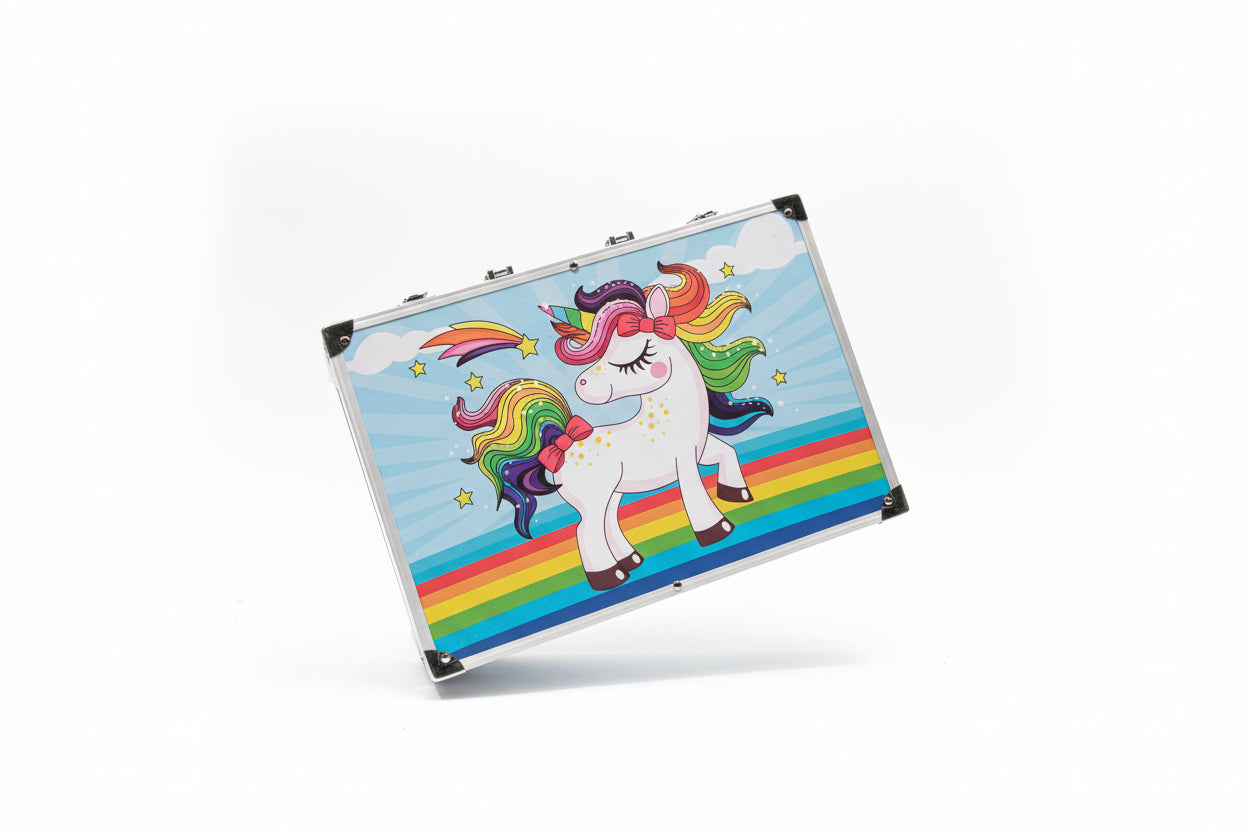 Unicorn colouring kit - 145 pieces