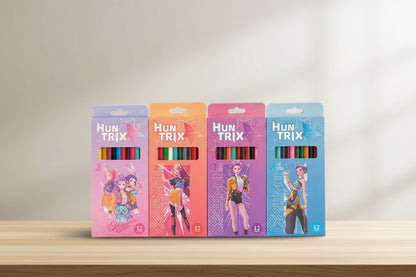 K-pop Demon Hunters Pencil Colours