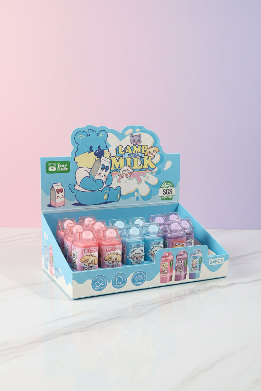 Milk Bottle Shape Eraser