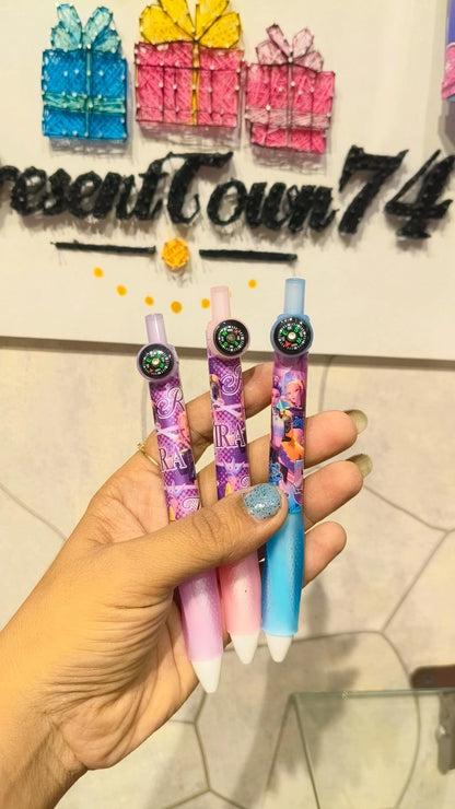 K-pop gel pen with Compass