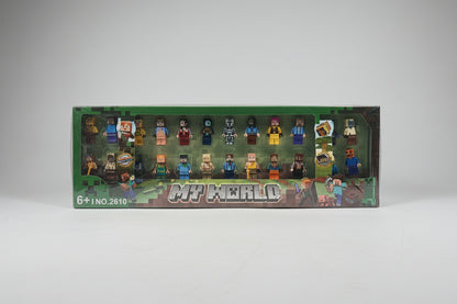 Minecraft Character Mini Figures Set | Pixel Action Figure Collection