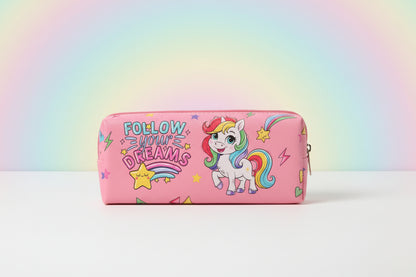 Cute Unicorn Stationery Pouch | Aesthetic Pencil Case & Organizer