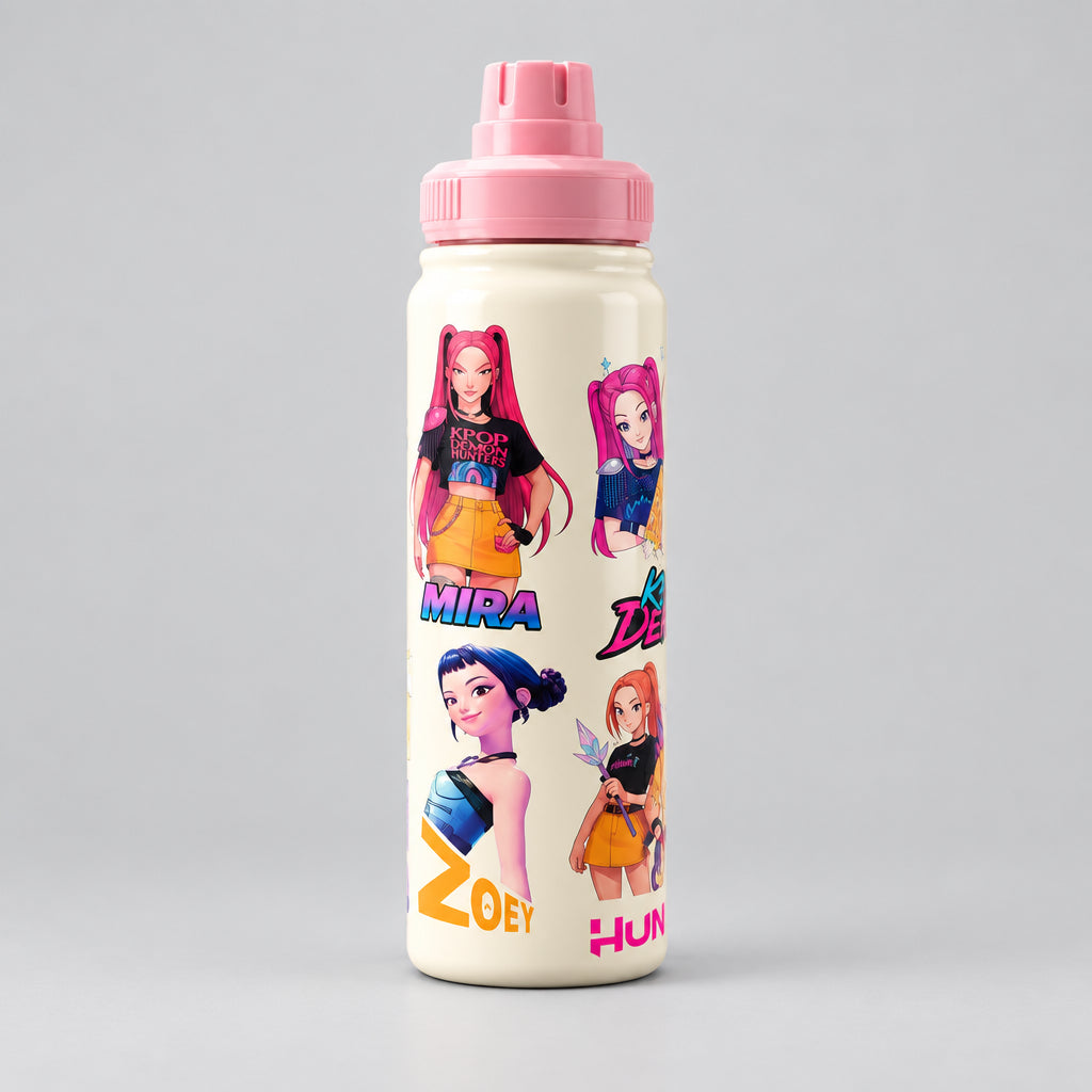 K-Pop Insulated Stainless Steel Water Bottle | Cute Idol Hydration Flask