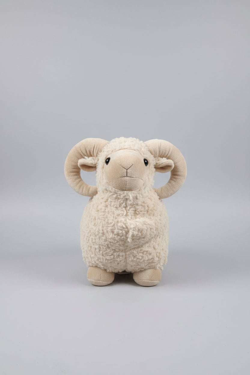 Cute Plush Brown Sheep Toy