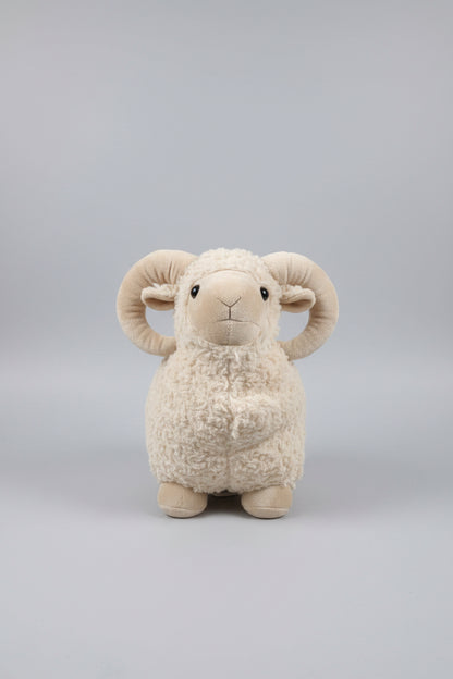 Cute Plush Brown Sheep Toy