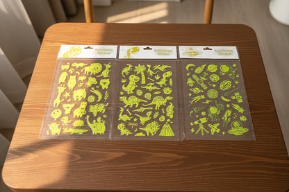 Glowing stickers