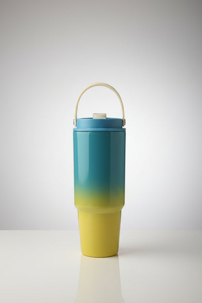 Tumbler | 900ml Stainless Steel Tumbler with Handle | Leak-Resistant Travel Mug