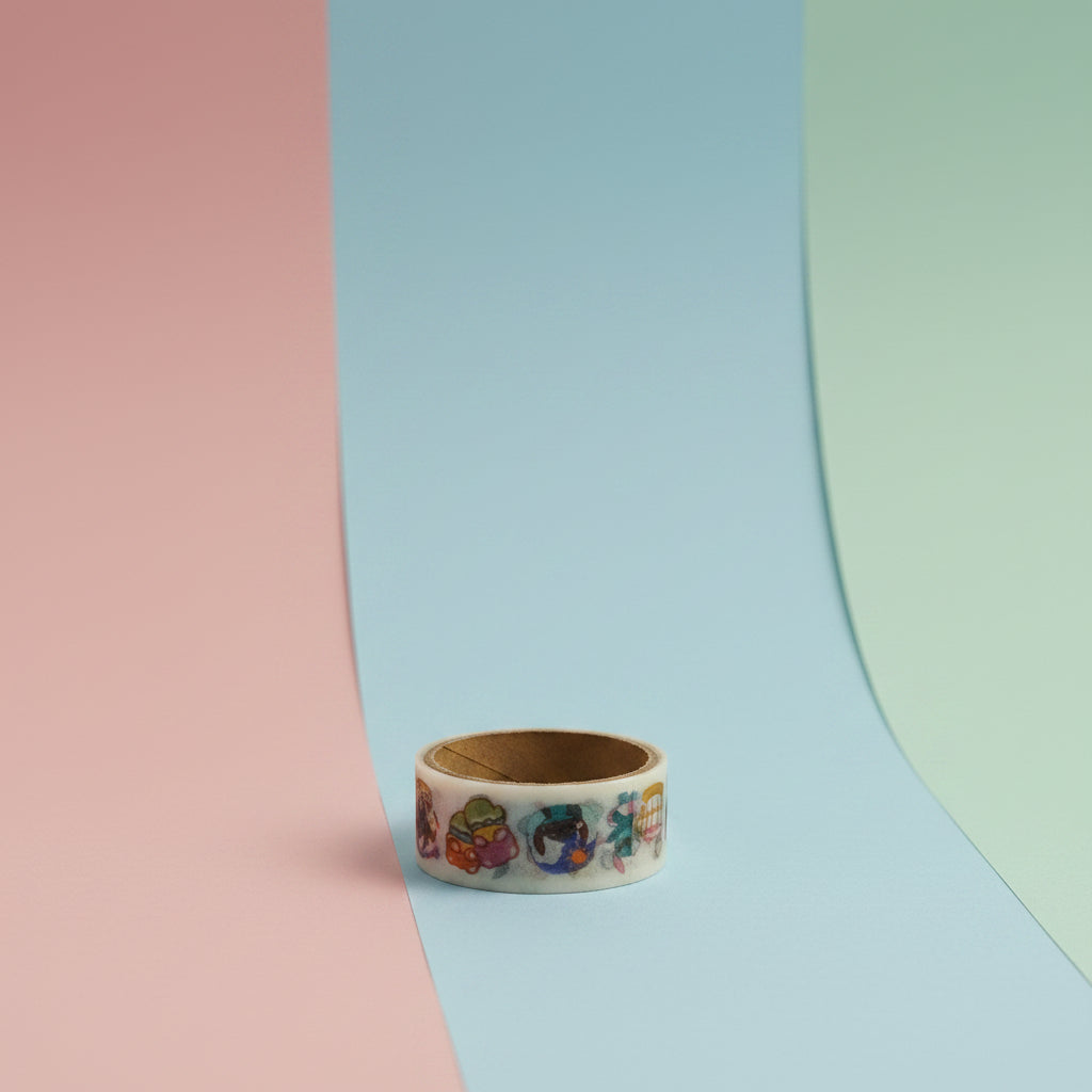 K-Pop Washi Tape Set | Decorative Crafting & Scrapbook Tapes