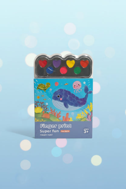 Finger Print Colouring Book