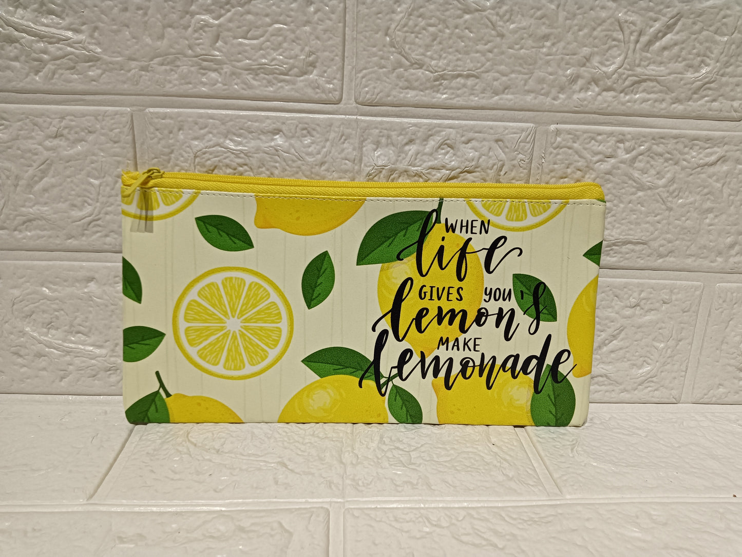 Pencil Pouch With Real Fruit Fragrance