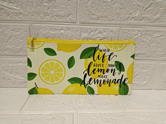 Pencil Pouch With Real Fruit Fragrance