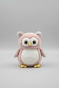 Cute Plush Pink Owl Toy