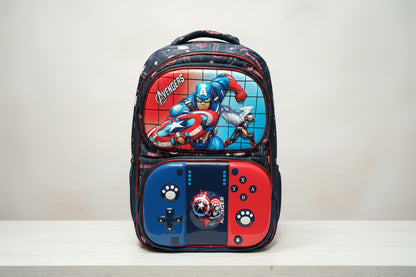 3D Avengers school bag - 19 Inch